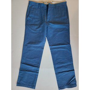 Dockers Men's Alpha Khaki Pants Blue Size 34/29
